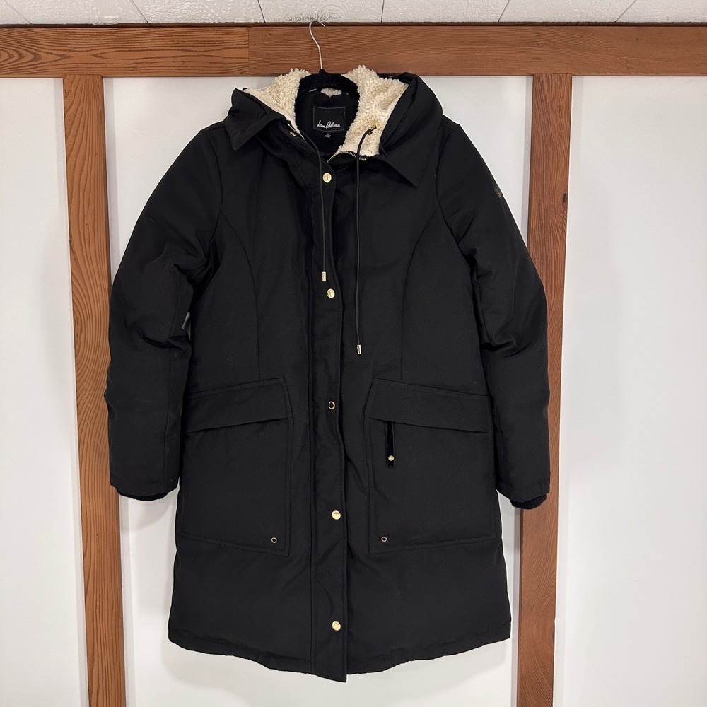 Sam Edelman Down Feather Parka Jacket Womens Larg… - image 1